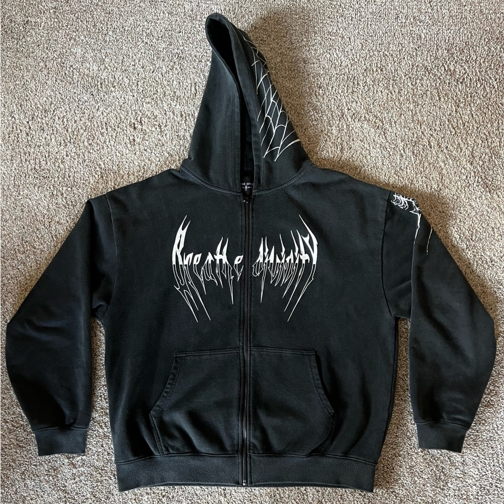 BREATHEDIVINITY “Phantom” Oversized Zip Hoodie